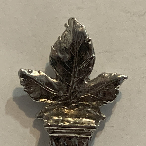 Kananaskis Country Maple Leaf Alberta Canada Collectable Souvenir Spoon AE