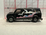 Black Seagull Van Racer Unbranded Diecast Car