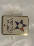 YSF FSJ Canada Logo Lapel Hat Pin CA