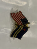 USA American Aruba Friendship Flags Lapel Hat Pin CA