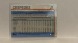 #128 Yoenis Cespedes New York Mets 2019 Topps Series 1 Baseball Card