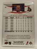 #66 Jason Spezza Ottawa Senators 2011-12 Upper Deck Series One Hockey Card  NHL