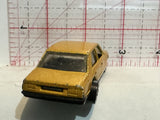 Gold Peufeot 505 1987 Hot Wheels Diecast Car