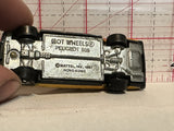 Gold Peufeot 505 1987 Hot Wheels Diecast Car