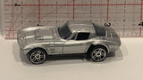 Silver Corvette Grand Sport Hot Wheels Toy Diecast Car