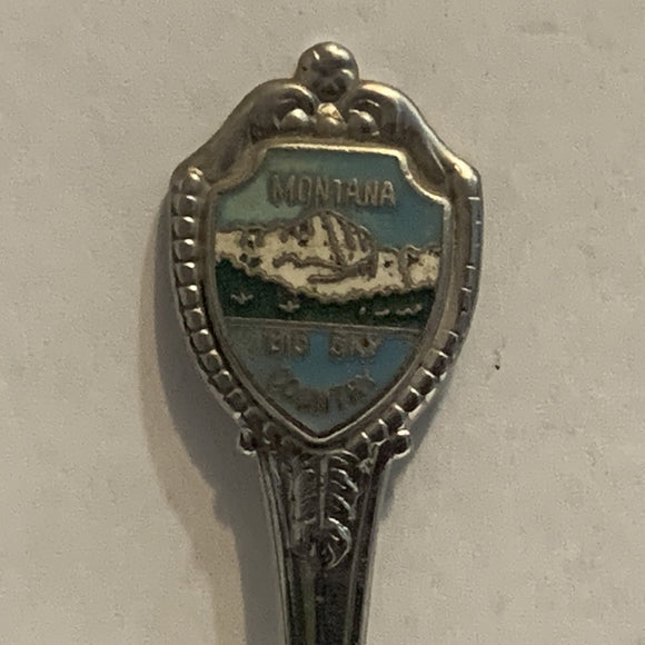 Montana Big Sky Country The Treasure State Collectable Souvenir Spoon AE