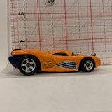 Orange Mcdonalds Stock Racer ©2009 Hot Wheels Diecast Car EN