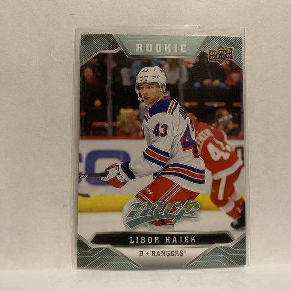 #233 Libor Hajek Rookie New York Rangers 2019-20 Upper Deck MVP Hockey Card KL