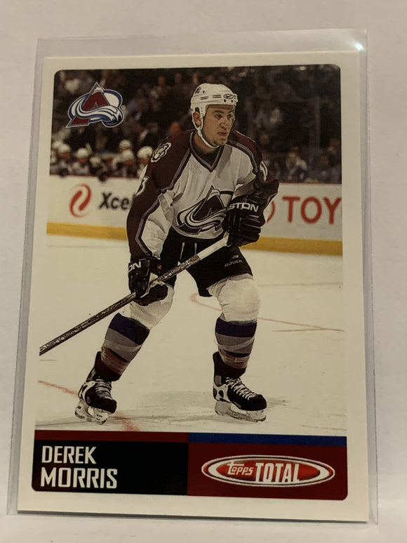 #290 Derek Morris Colorado Avalanche 2002-03 Topps Total Hockey Card  NHL