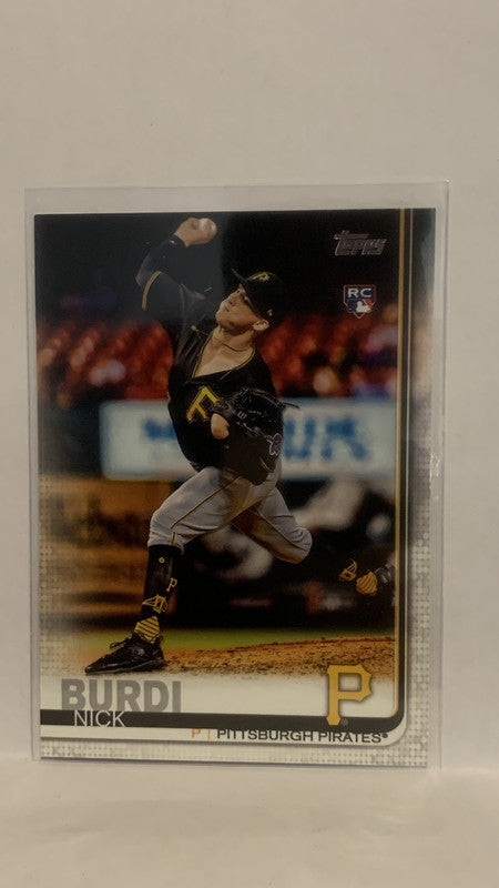 #43 Nick Burdi Rookie Pittsburgh Pirates 2019 Topps Series 1 Baseball Card