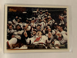#218 Devils Take The Cup in Clean Sweep New Jersey Devils 1994-95 topps Hockey Card  NHL