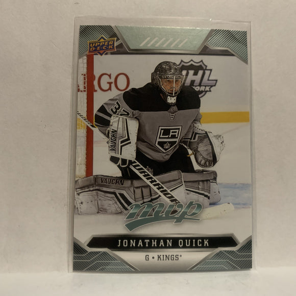 #136 Jonathan Quick Los Angeles Kings 2019-20 Upper Deck MVP Hockey Card KL