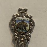 Tok Alaska Grizzley Bear Collectable Souvenir Spoon AE