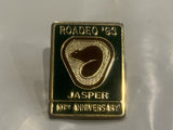 Roadeo '93 Jasper 10th Anniversary Beaver Lapel Hat Pin CA