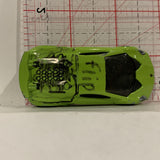 Green Lamborghini Sesto Elemento ©2013 Hot Wheels Diecast Car EN