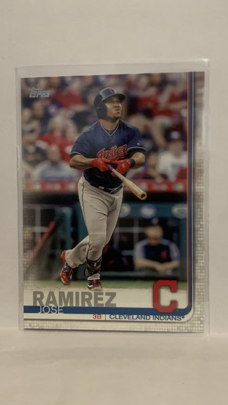 #223 Jose Ramirez Cleveland Indians 2019 Topps Series 1 Baseball Card