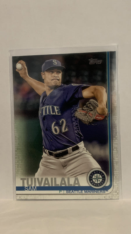 #247 Sam Tuivailala  Seattle Mariners 2019 Topps Series 1 Baseball Card