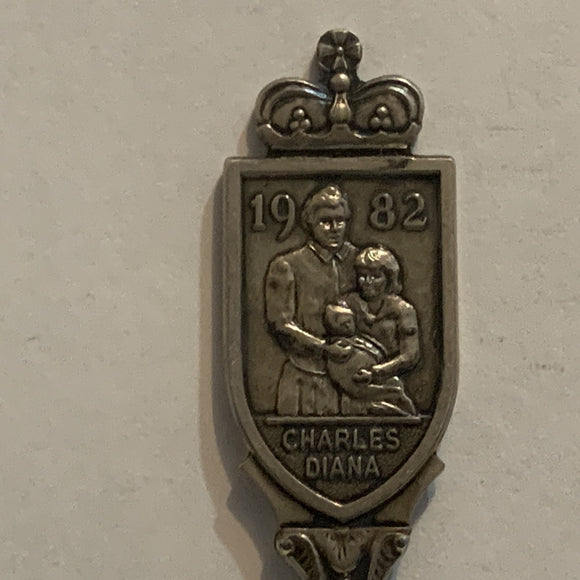 Prince William 1982 Charles Diana  Collectable Souvenir Spoon AF