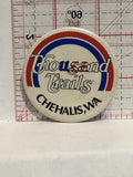 Thousand Trails Chehalis Washington Button Pinback