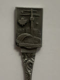 Toronto Canada Ontario Pewter Souvenir Spoon