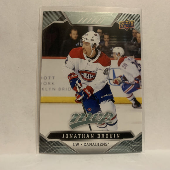 #83 Jonathan Drouin Montreal Canadiens 2019-20 Upper Deck MVP Hockey Card KM