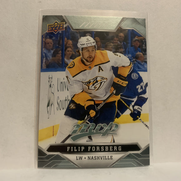 #36 Filip Forsberg Nashville Predators 2019-20 Upper Deck MVP Hockey Card KM