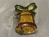 Christmas Bells Lapel Hat Pin CA