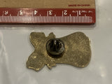 Christmas Bells Lapel Hat Pin CA