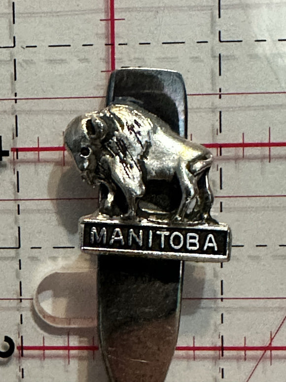 Manitoba  Bison EP Brass Manitoba Souvenir Spoon