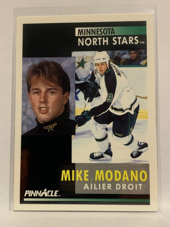 #5 Mike Modano Minnesota North Stars 1991-92 Pinnacle Hockey Card  NHL