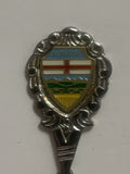 Tees Alberta Crest Emblem Souvenir Spoon