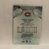 #213 Carey Price Montreal Canadiens 2019-20 Upper Deck MVP Hockey Card KM