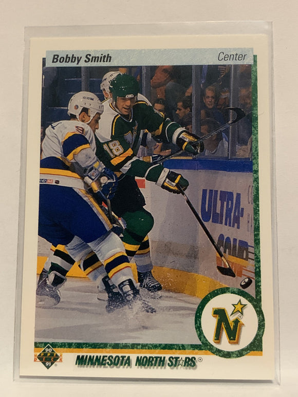 #406 Bobby Smith Minnesota North Stars 1990-91 Upper Deck Hockey Card  NHL
