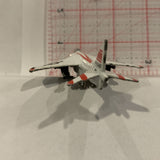 White Marines Fighter Jet Unbranded Diecast Car EO