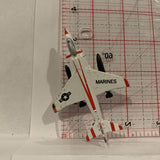 White Marines Fighter Jet Unbranded Diecast Car EO