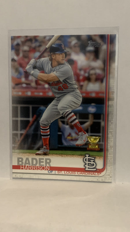 #97 Harrison Bader All Star Rookie St Louis Cardinals 2019 Topps Series 1 Baseball Card