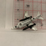 White Marines Fighter Jet Unbranded Diecast Car EO