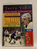 #226 Terry Yake   Anaheim Ducks 1994-95 Topps Stadium Club Hockey Card  NHL