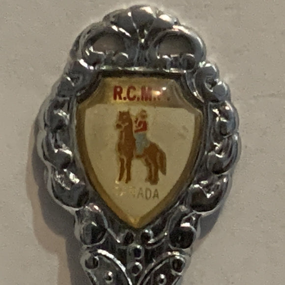 Fort Kent R.C.M.P. Alberta Canada Collectable Souvenir Spoon AF