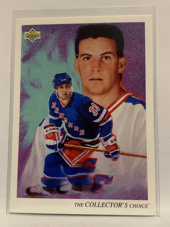 #13 Tony Amonte Checklist New York Rangers 1992-93 Upper Deck Hockey Card  NHL