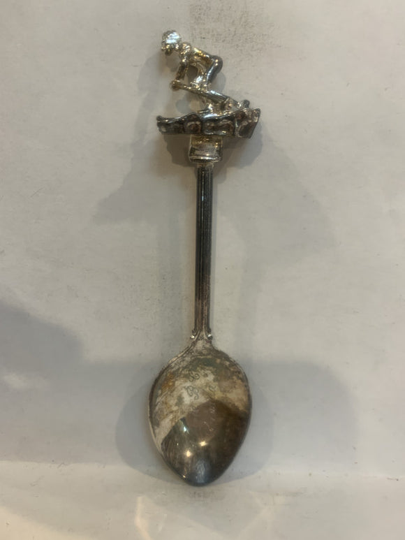 Fernie BC Canada Downhill Skiing Souvenir Spoon