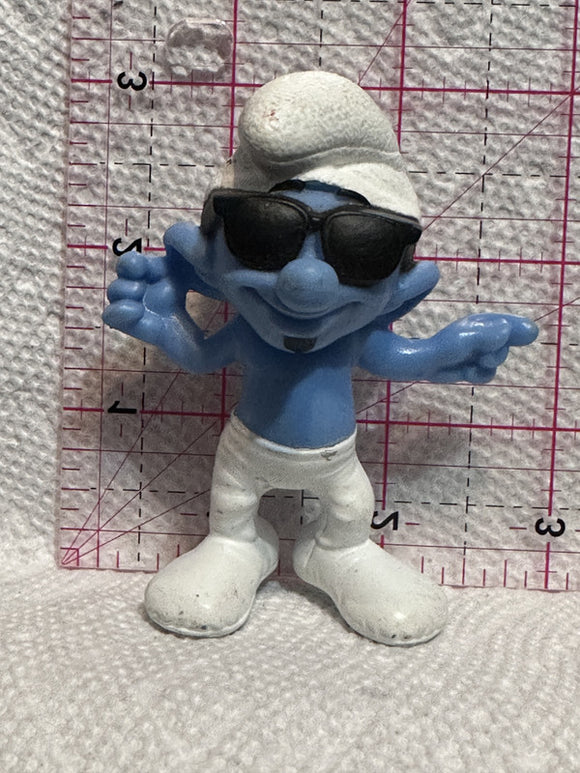 Smooth Smurf 2013 Peyo Mcdonalds  Toy Character