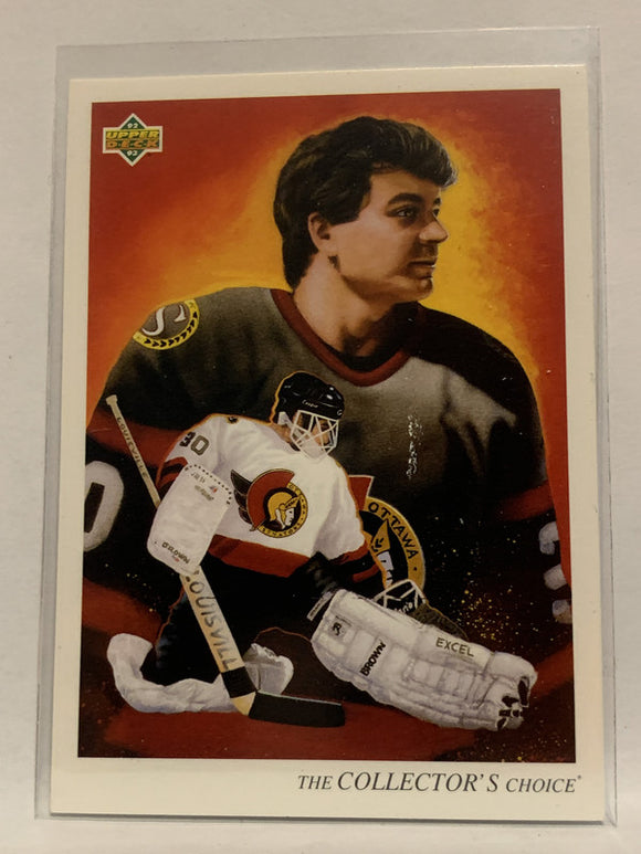 #14 Peter Sidorkiewicz Checklist Ottawa Senators 1992-93 Upper Deck Hockey Card  NHL