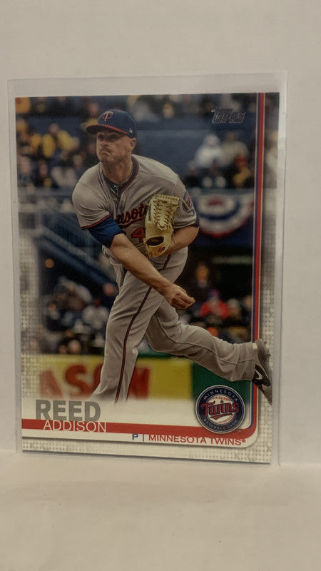#193 Addison Reed Minnesota Twins 2019 Topps Series 1 Baseball Card