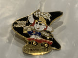 Westerner Days 2000 Committee Racing into the Future Lapel Hat Pin CB