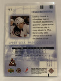 #97 Drake Berehowsky Phoenix Coyotes 2001-02 Upper Deck Mask Hockey Card  NHL
