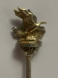 Sylvan Lake Alberta Goose Maple Leaf Souvenir Spoon