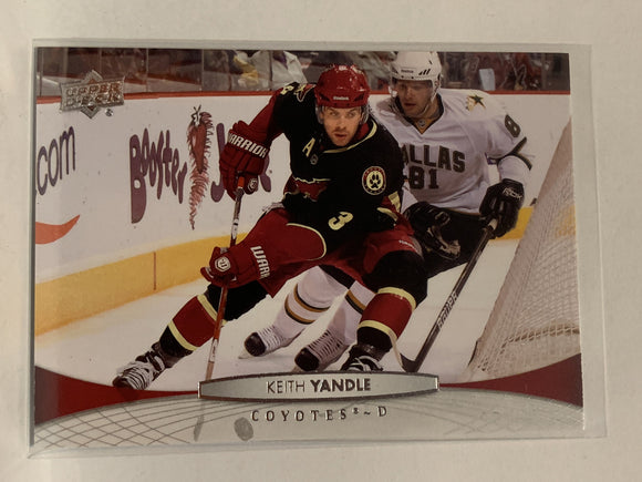 #54 Keith Yandle Phoenix Coyotes 2011-12 Upper Deck Series One Hockey Card  NHL