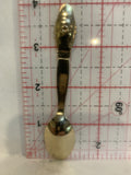 Cross Stitch Maple Leaf Canada Souvenir Spoon