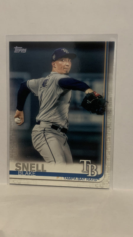 #130 Blake Snell  Tampa Bay Rays 2019 Topps Series 1 Baseball Card